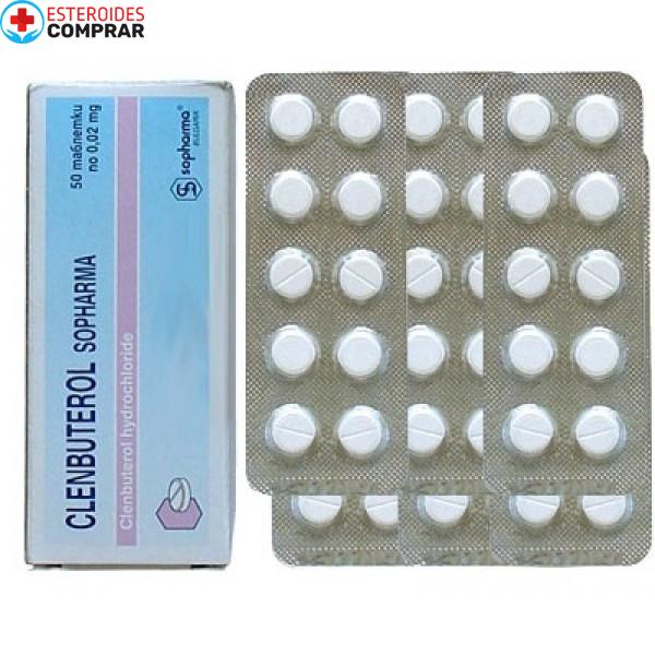 Clembuterol Sopharma, Bulgaria 50 tabs (20mcg/tab)