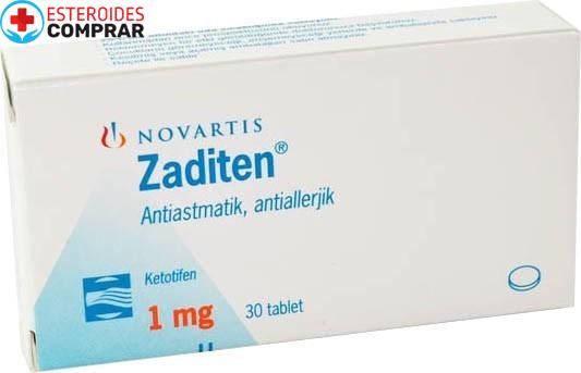 Ketotifeno (Zaditen) 1mg Novartis 30 fichas (1mg/tab)