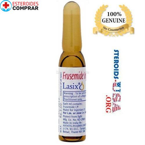 Ampolla de Lasix (furosemida inyectable) 5 amperios (20mg / 2ml)