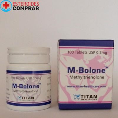 M-Bolone Titan HealthCare (Methyltrienolone) 100tabs (0.5mg/tab) - Imagen 2