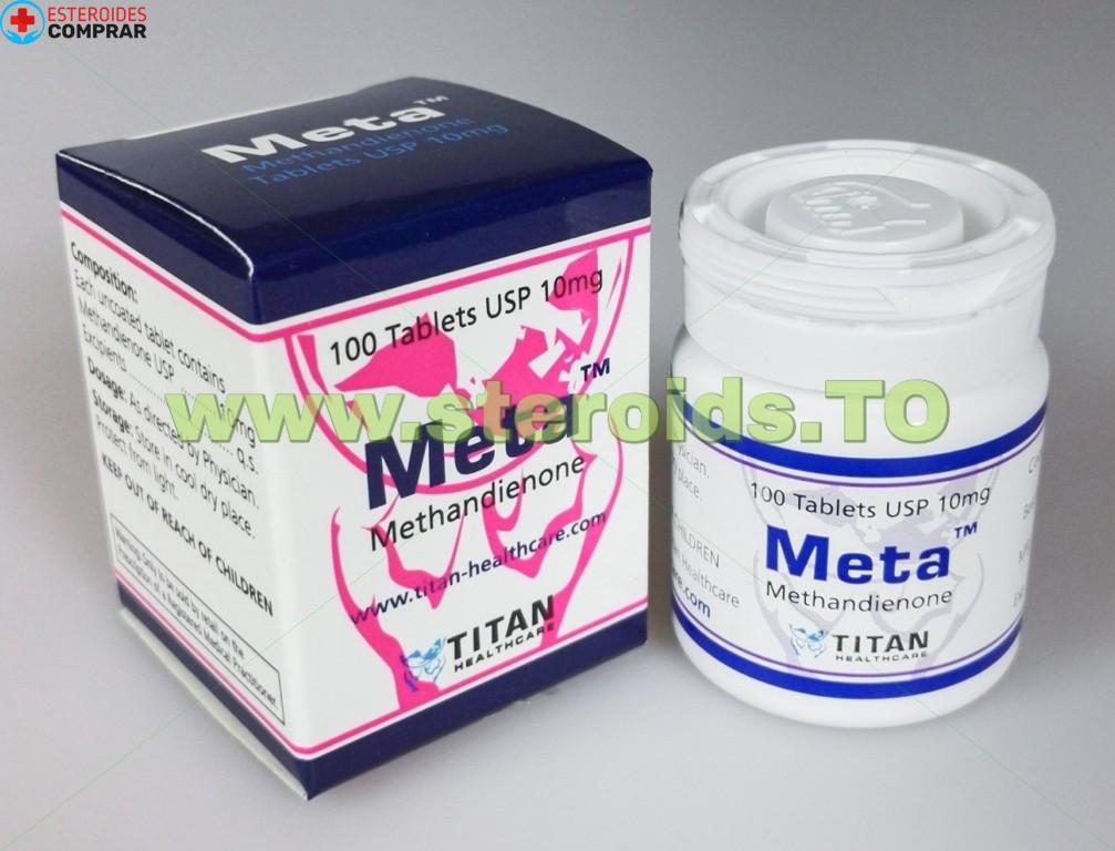 Meta Titan HealthCare (Dianabol, Methandienone) 100tabs (10mg/tab) - Imagen 3
