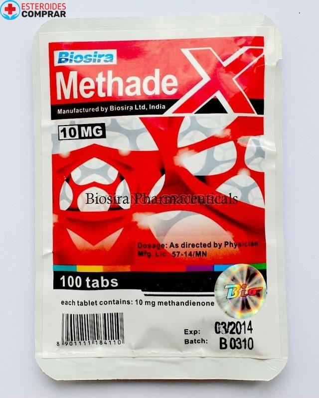 Methadex Biosira (Methandienone, Dianabol) 100tabs (10mg/tab)