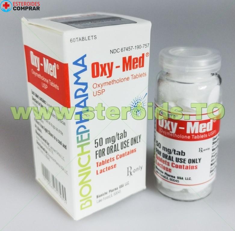 Oxy-Med Bioniche Pharma (Oxymethlone,Anadrol) 120tabs (50mg/tab) - Imagen 4