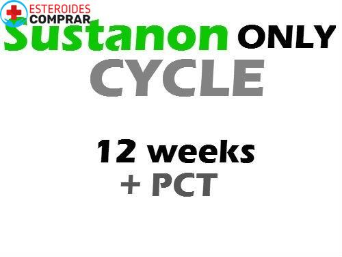 Ciclo solo de Sustanon. Con PCT