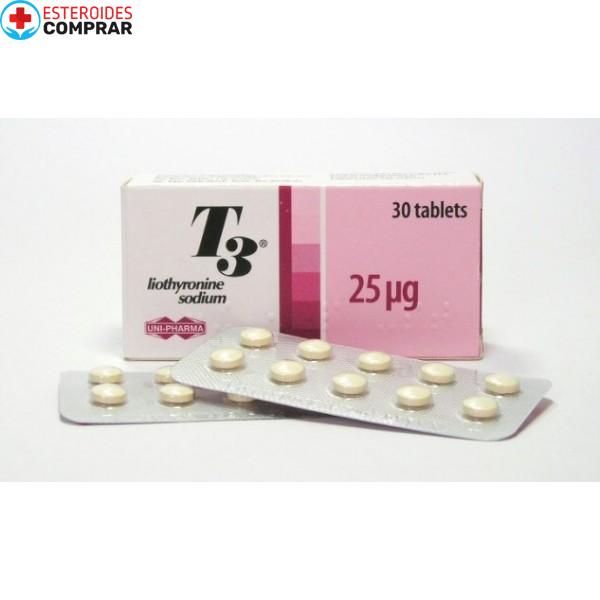 T3 Uni Pharma, Greece 30tabs (25mcg/tab)