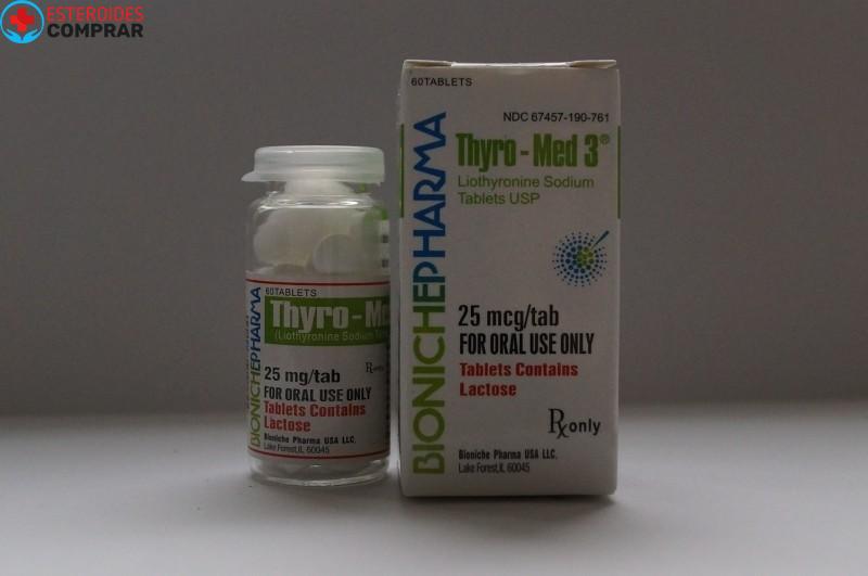 Thyro-Med 3 Bioniche Pharma (Liothyronine Sodium) 60tabs (25mcg/tab)