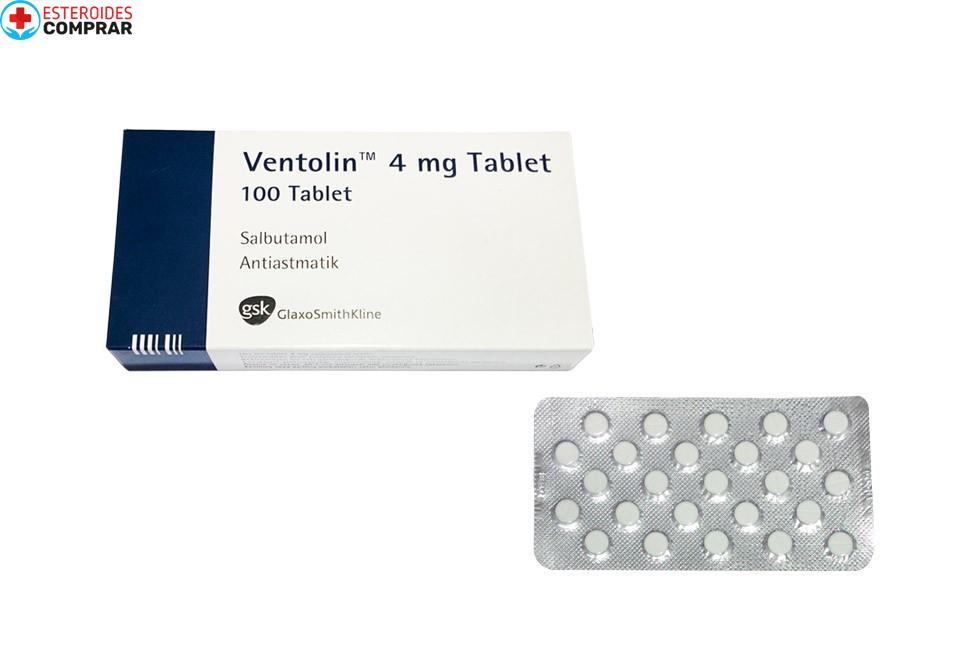 Ventolin (Salbutamol) GSK 100tabs (4mg/tab)