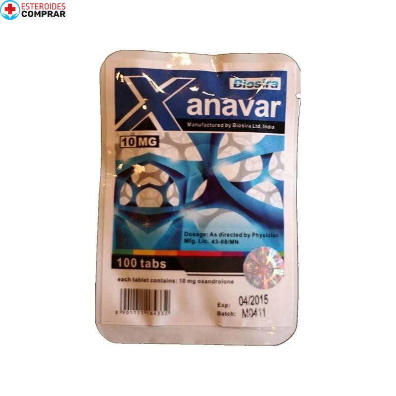 Xanavar Biosira (Anavar, Oxandrolone) 100tabs (10mg/tab)